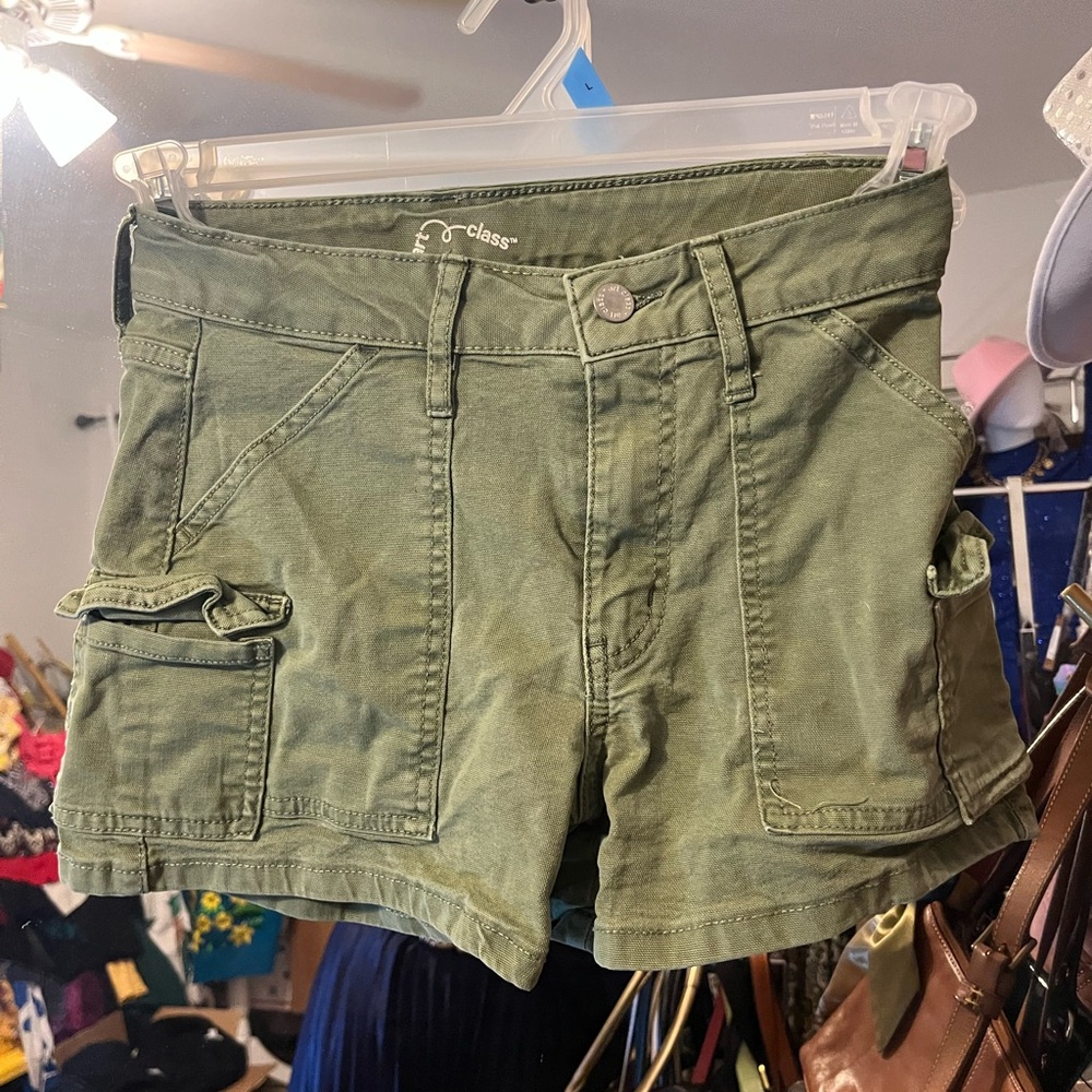 Art Class Green Cargo Shorts